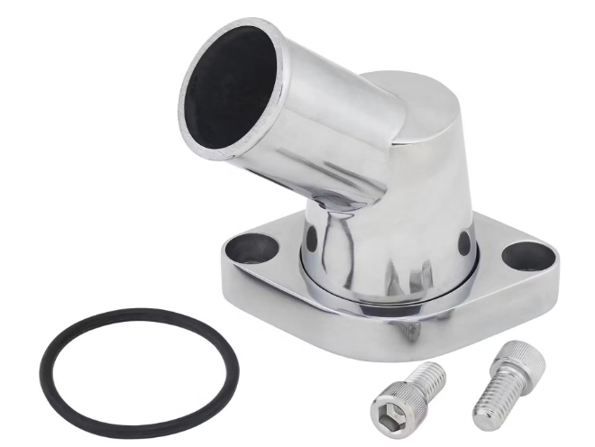Water neck Thermostat housing sbc